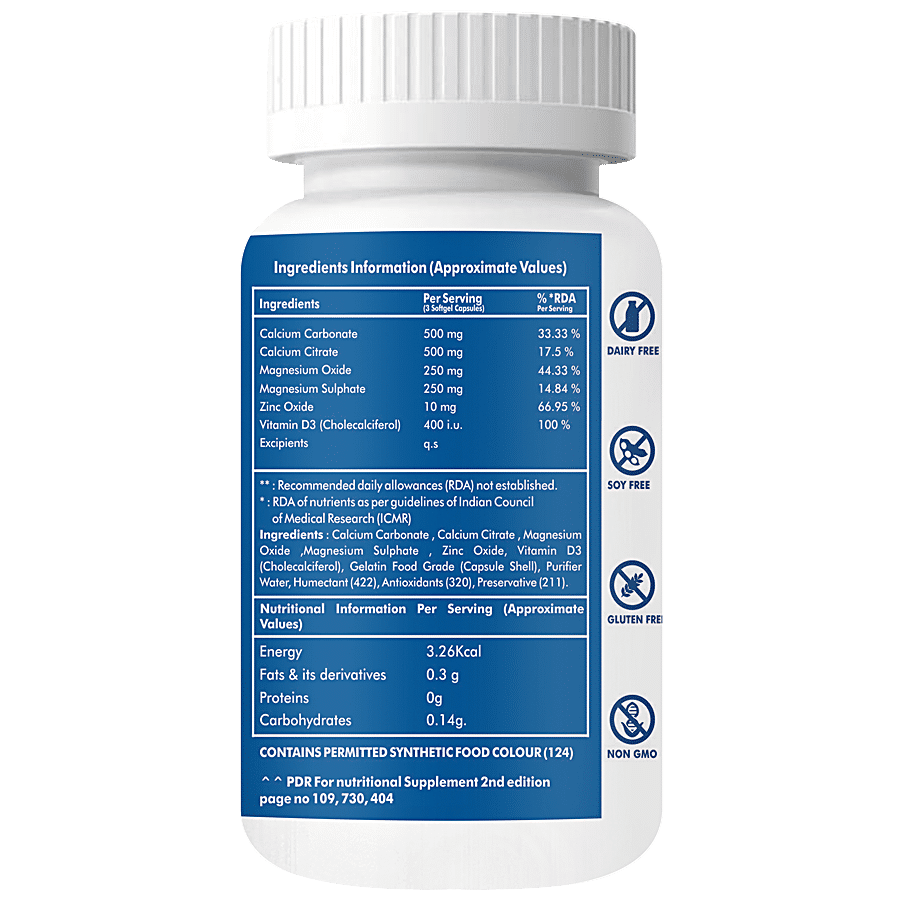 Ontodot Bone & Joint Health Supplement Softgels - For Adults