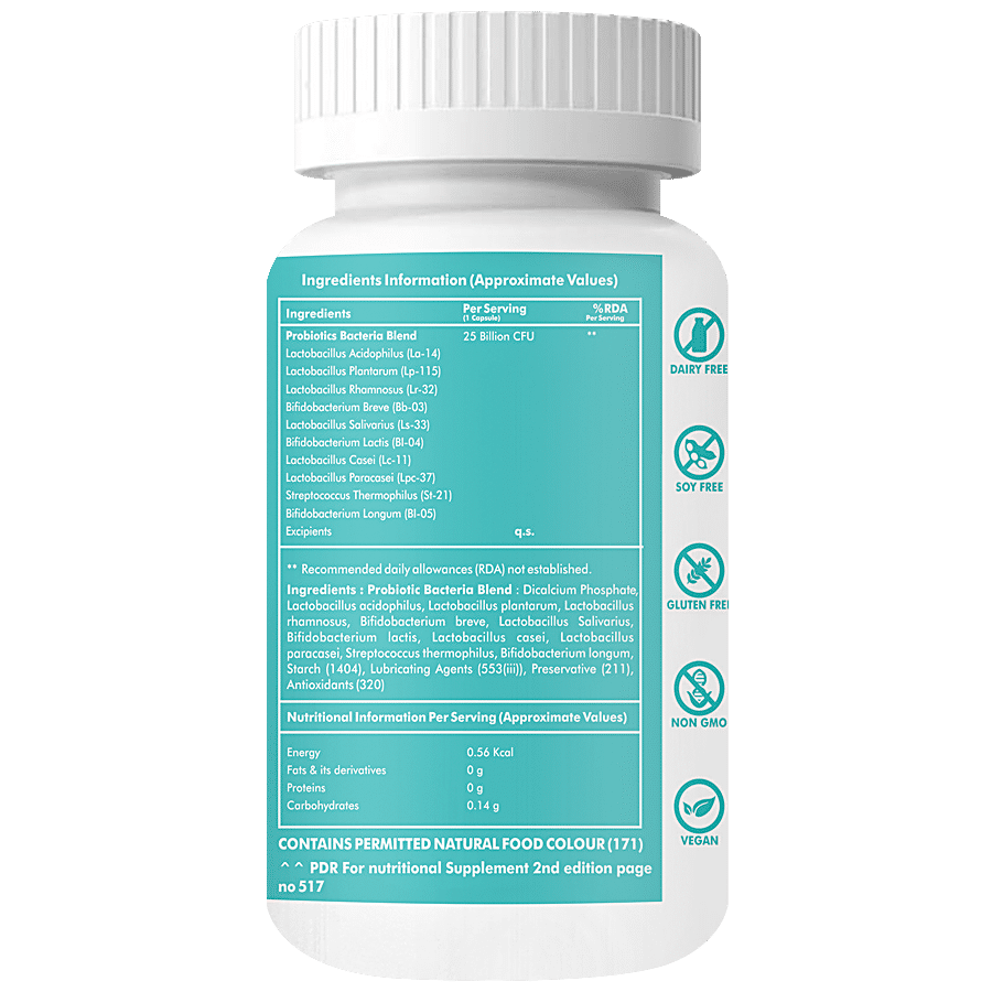 Ontodot Gut Health Probiotic Tablets - 25 Billion CFU For Adults