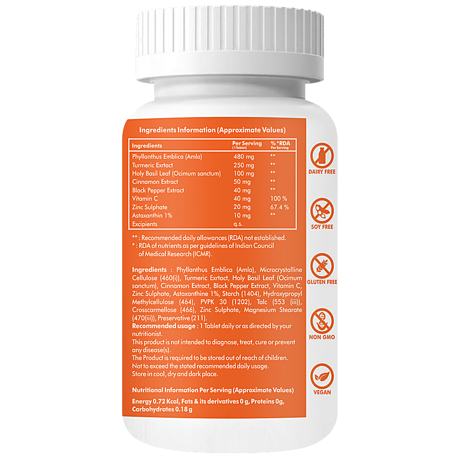 Ontodot Natural Immunity Booster Tablets - With Amla & Zinc