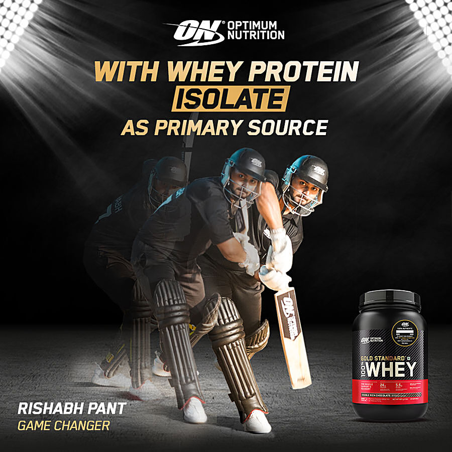 Optimum Nutrition Gold Standard 100% Whey Protein Powder - Double Rich Chocolate