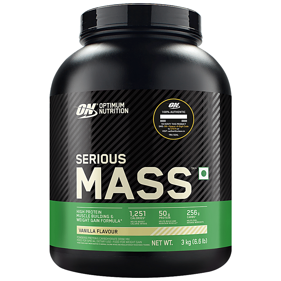 Optimum Nutrition Serious Mass Weight Gainer Powder - Vanilla