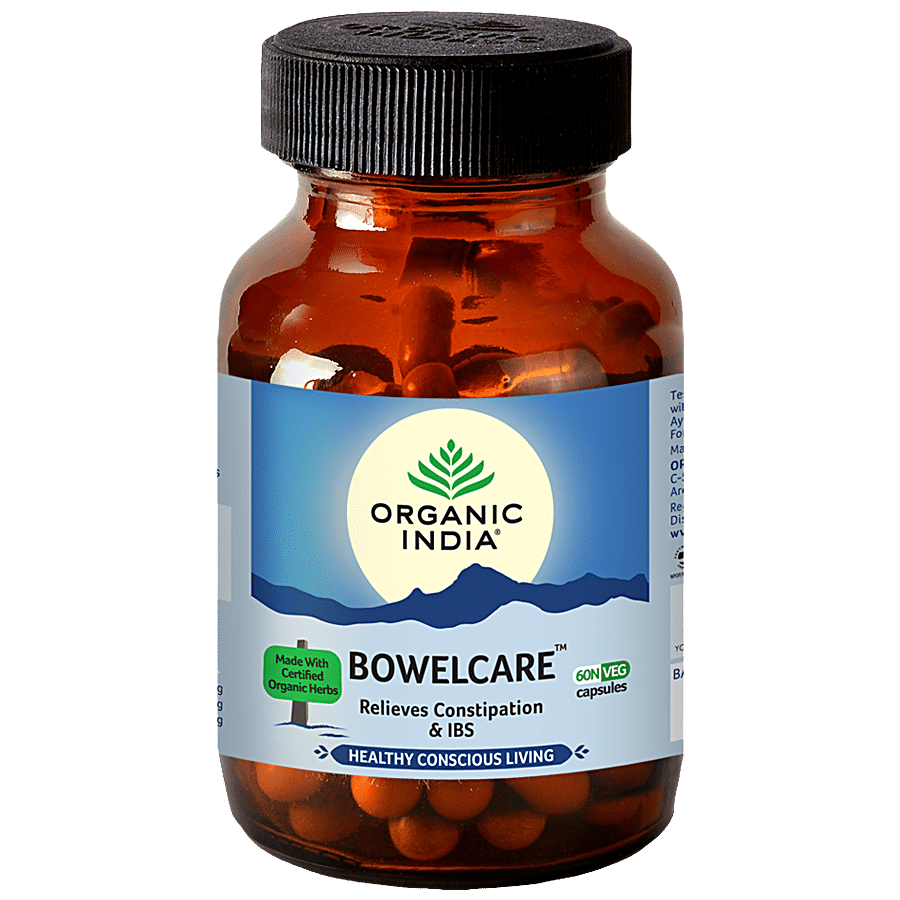 Organic India Bowelcare Capsules