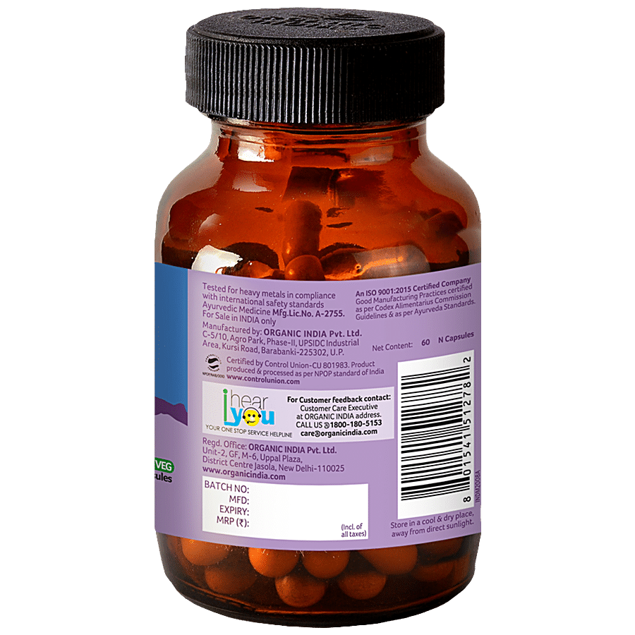 Organic India Cinnamon Capsules