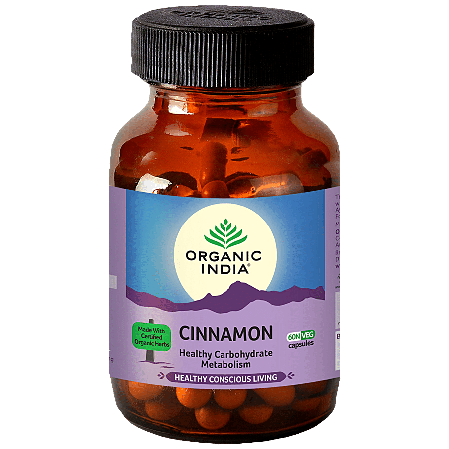 Organic India Cinnamon Capsules