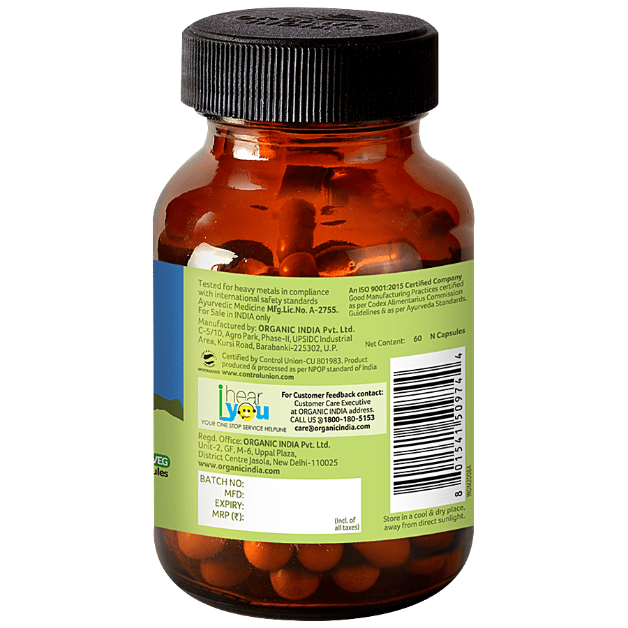 Organic India Prostate Care Capsules