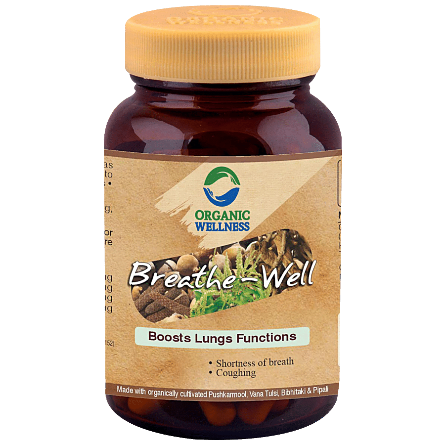 Organic Wellness Breath-Well Capsules - Health Supplement