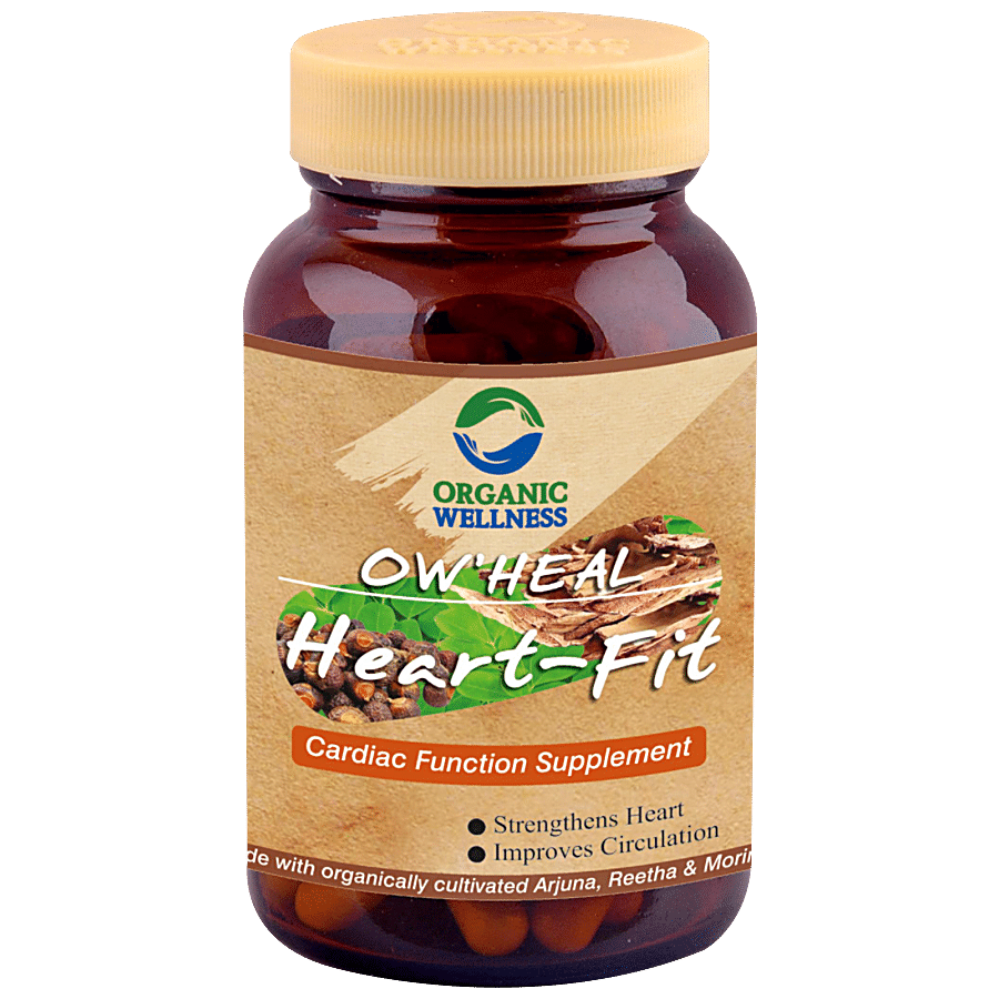 Organic Wellness Ow' Heal Heart-Fit Capsules - Cardiac Function Supplement