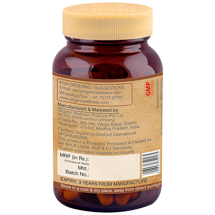 Organic Wellness Ow' Heal Herbo-Cal Capsules - Natural Calcium Supplement