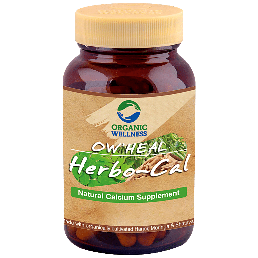 Organic Wellness Ow' Heal Herbo-Cal Capsules - Natural Calcium Supplement