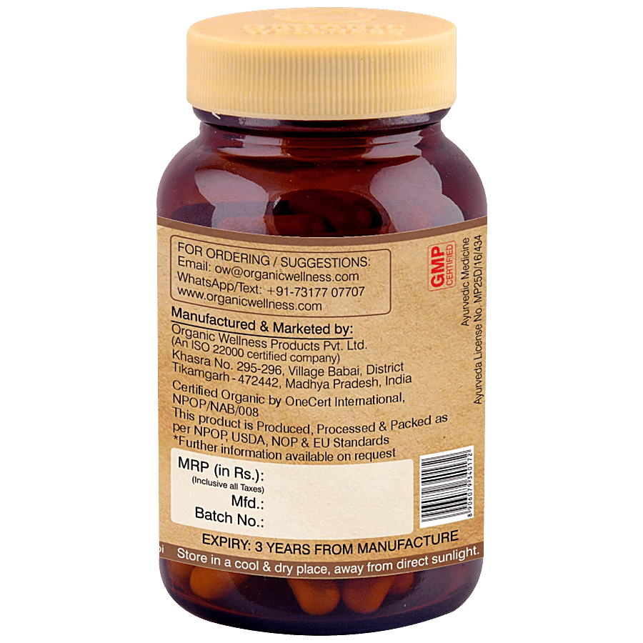 Organic Wellness Ow' Heal Om-Shanti Capsules - Sleep Assist Supplement