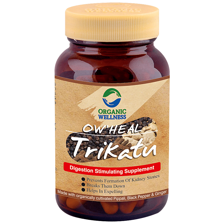 Organic Wellness Ow' Heal Trikatu Capsules - Pippali