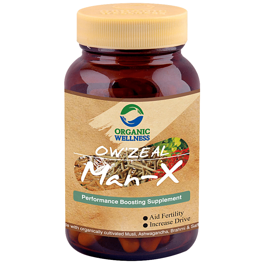 Organic Wellness Ow' Zeal Man-X Capsules - Herbal Extract