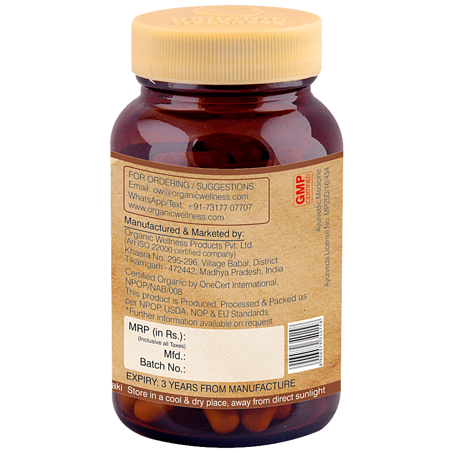 Organic Wellness Skin-Tone Capsules - Turmeric