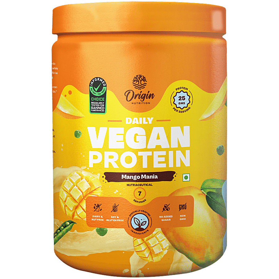 Origin Nutrition Vegan Protein Powder - Mango Mania