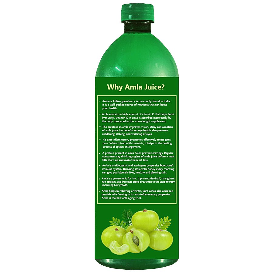 PUREGANICS Amla Juice - 100% Pure