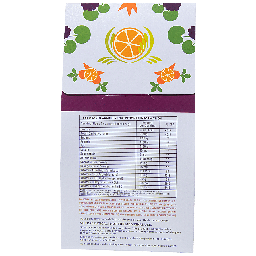 Panchamrit Eye Health Gummies -  100% Vegan