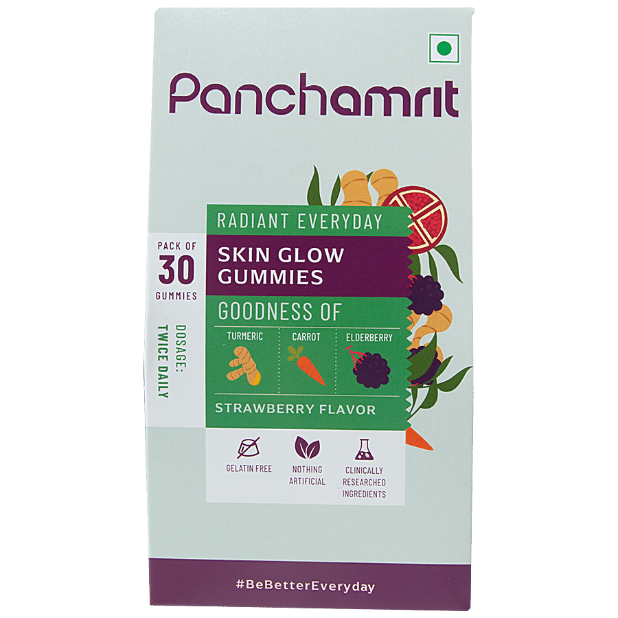 Panchamrit Skin Glow Gummies - 100% Vegan