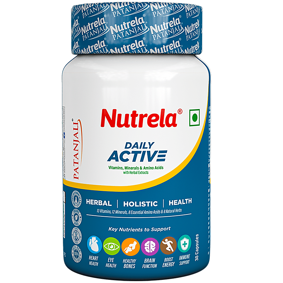 Patanjali Nutrela Daily Active Capsules - Multivitamins