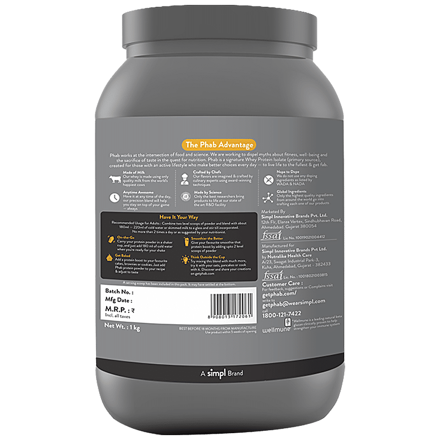 Phab Protein Powder - Alphonso Mango