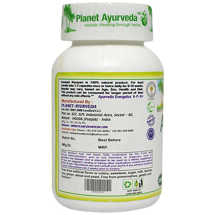 Planet Ayurveda Amalaki Rasayan Capsules