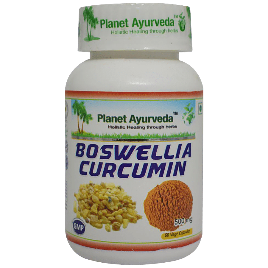 Planet Ayurveda Boswellia & Curcumin Capsules