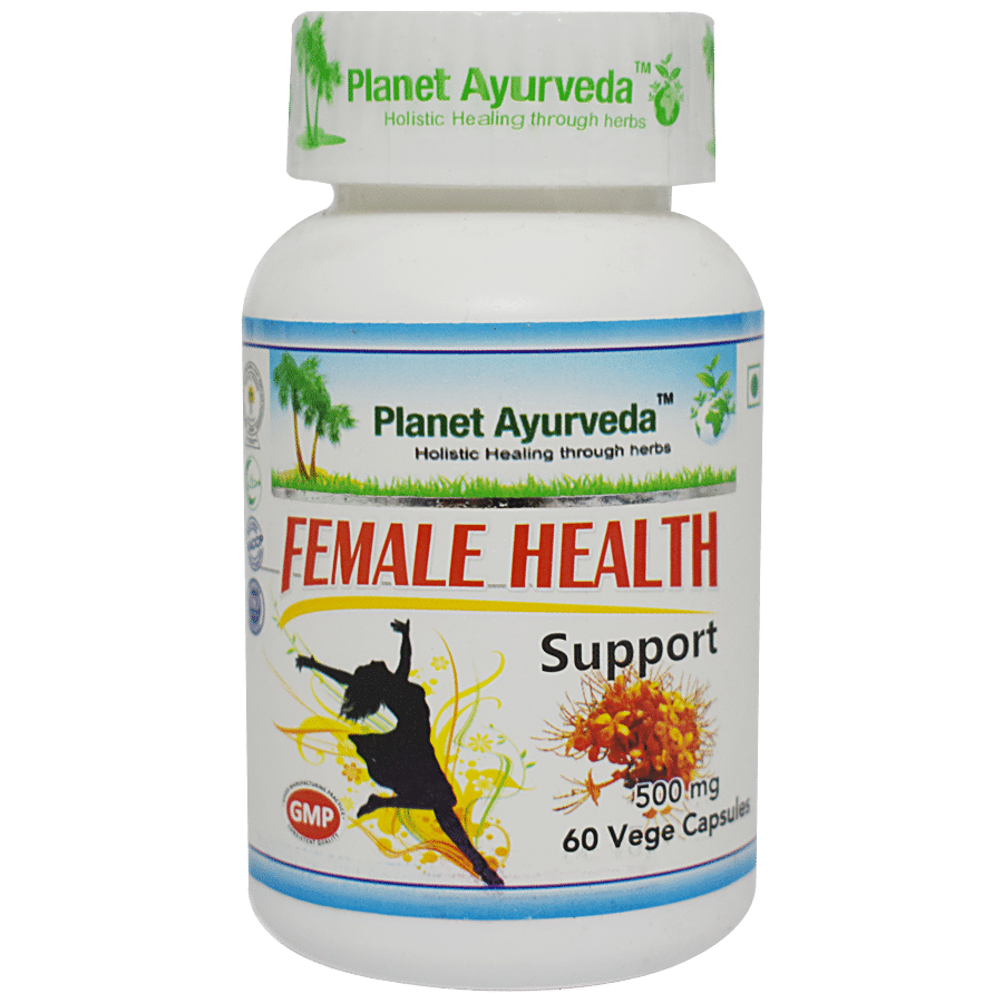 Planet Ayurveda Female Health Support Capsules