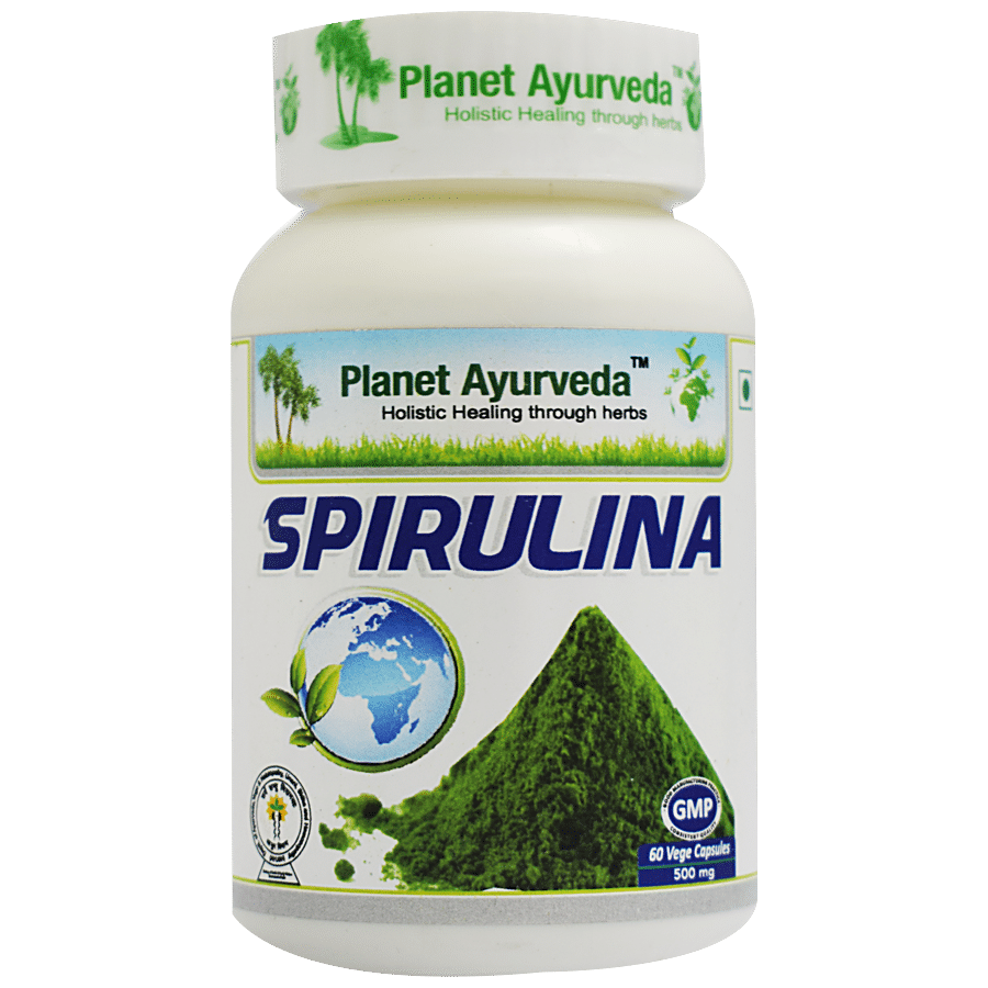 Planet Ayurveda Spirulina Capsules