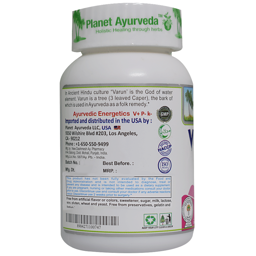 Planet Ayurveda Varunadi Vati Tablets