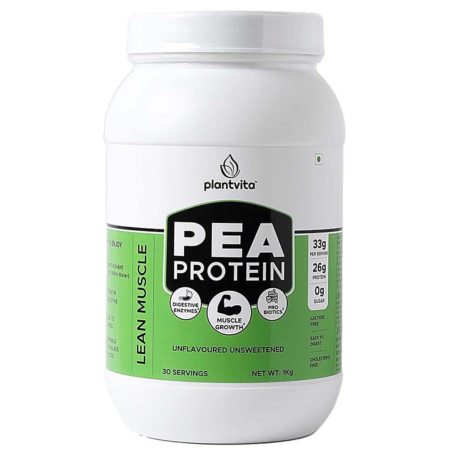 PlantVita Pea Protein Powder - Unflavoured