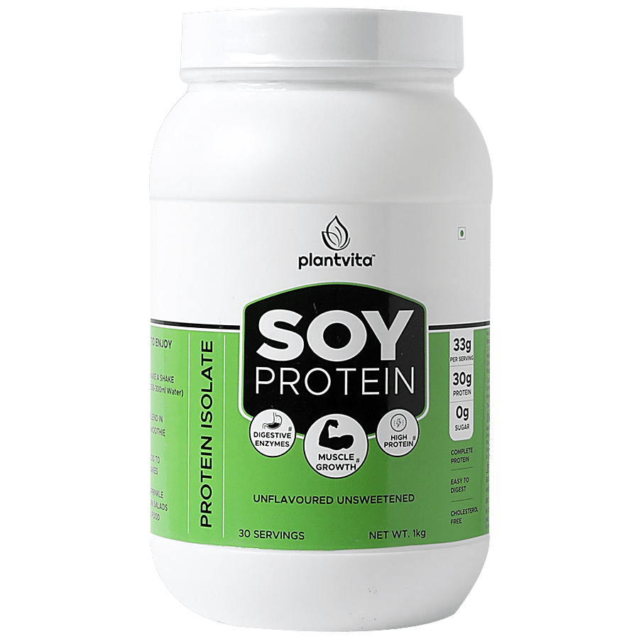 PlantVita Soy Protein Powder - Unflavoured