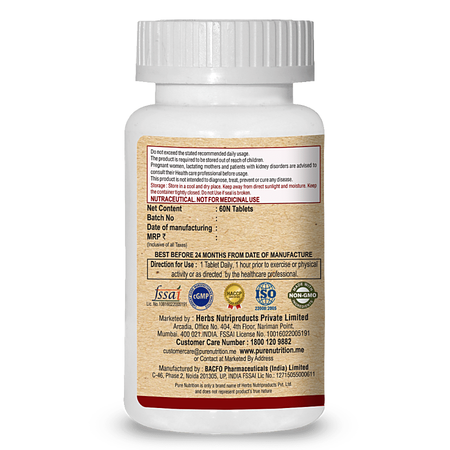 Pure Nutrition  L-Arginine Plus Tablet