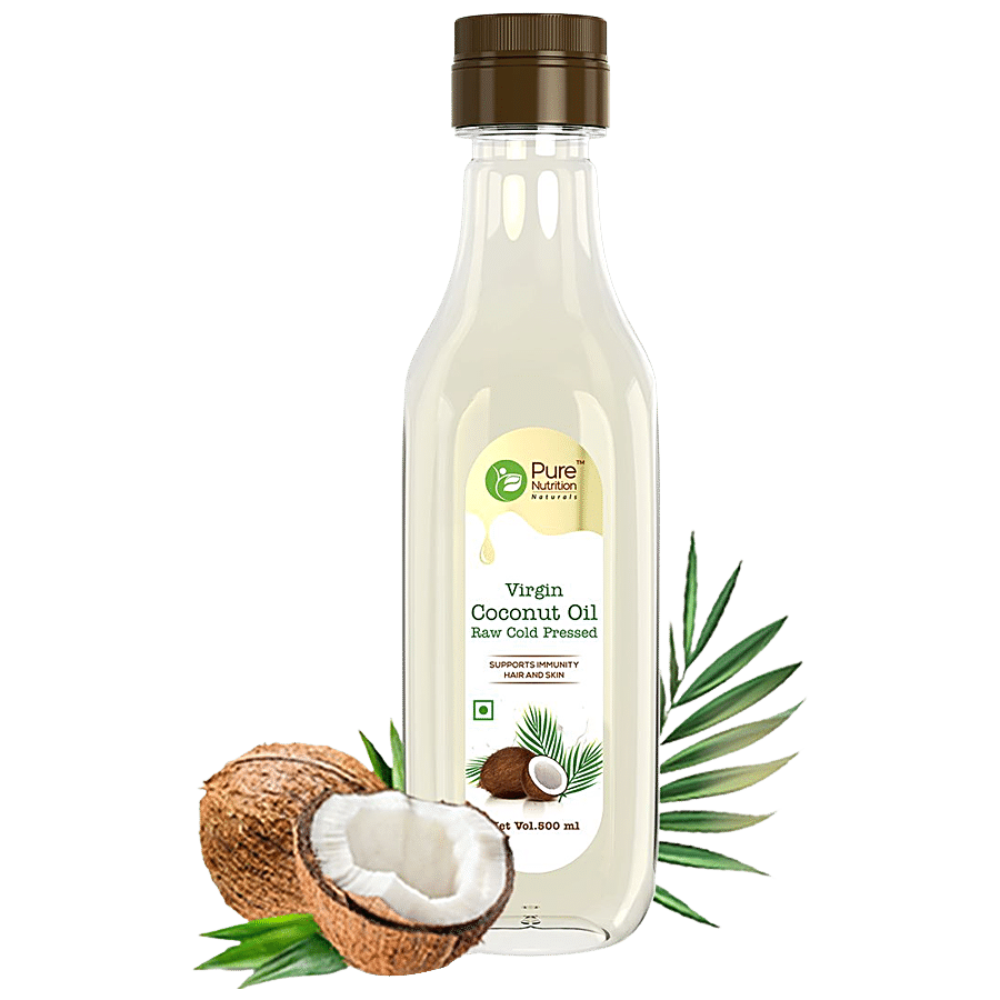 Pure Nutrition  Pure Nutrition Raw Cold Pressed Virgin Coconut Oil For Hair