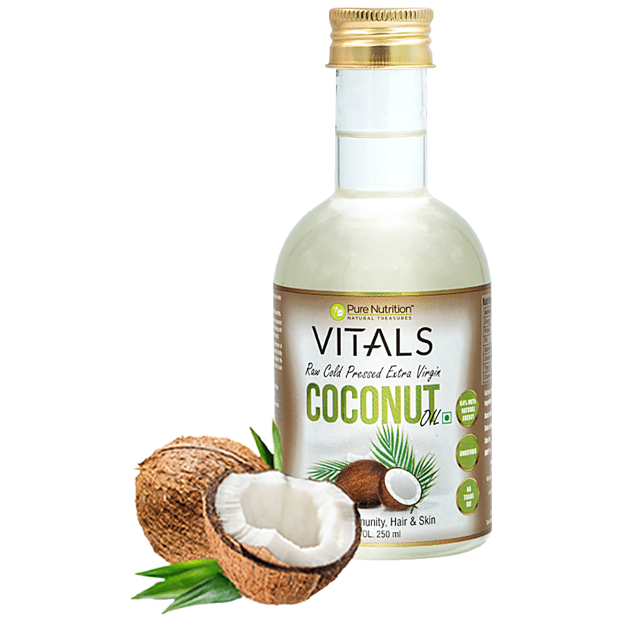 Pure Nutrition  Pure Nutrition Vital Virgin Coconut Oil for Boosts Metabolism and Supports Skin & Hair health