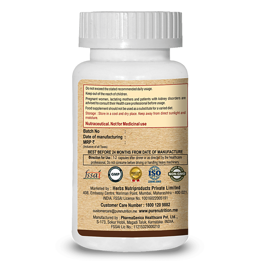 Pure Nutrition  Stress Nil Tablet - Supports Cognitive Functions