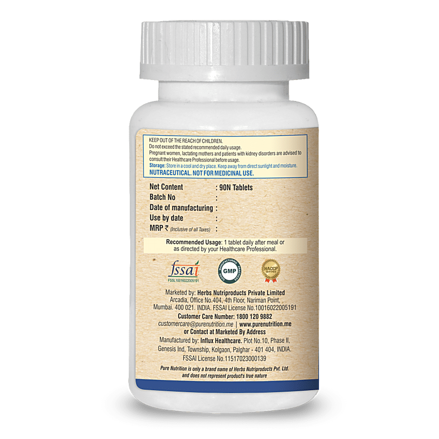 Pure Nutrition  Ultra Calcium Citrate Tablet - With Zinc Magnesium & Vitamin D