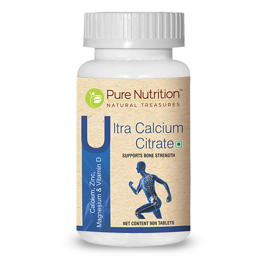 Pure Nutrition  Ultra Calcium Citrate Tablet - With Zinc Magnesium & Vitamin D