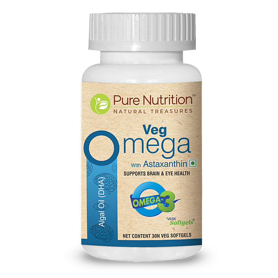 Pure Nutrition  Veg Omega Capsule - With Astaxanthin