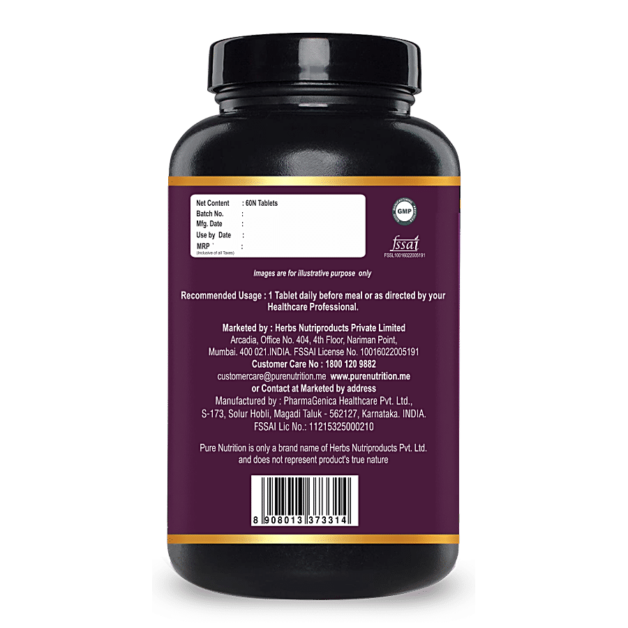 Pure Nutrition  Vitals Biotin Tablet - With Amla