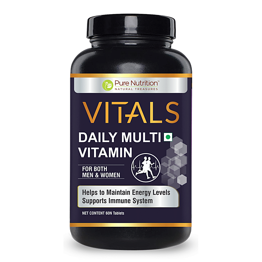 Pure Nutrition  Vitals Daily Multi Vitamin Tablet - For Both Men & Women