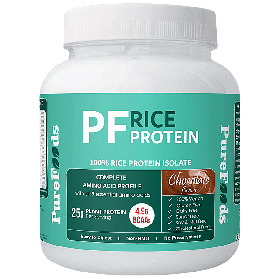 PureFoods Pf Rice Protein Chocolate Flavour