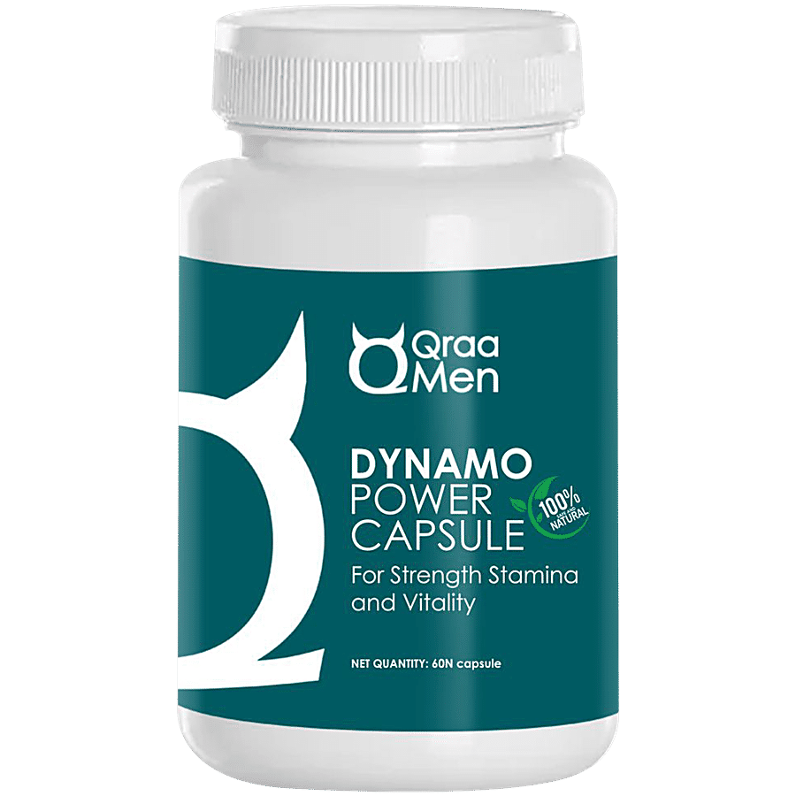 Qraa Men Dynamo Power Vegetarian Capsules - For Men