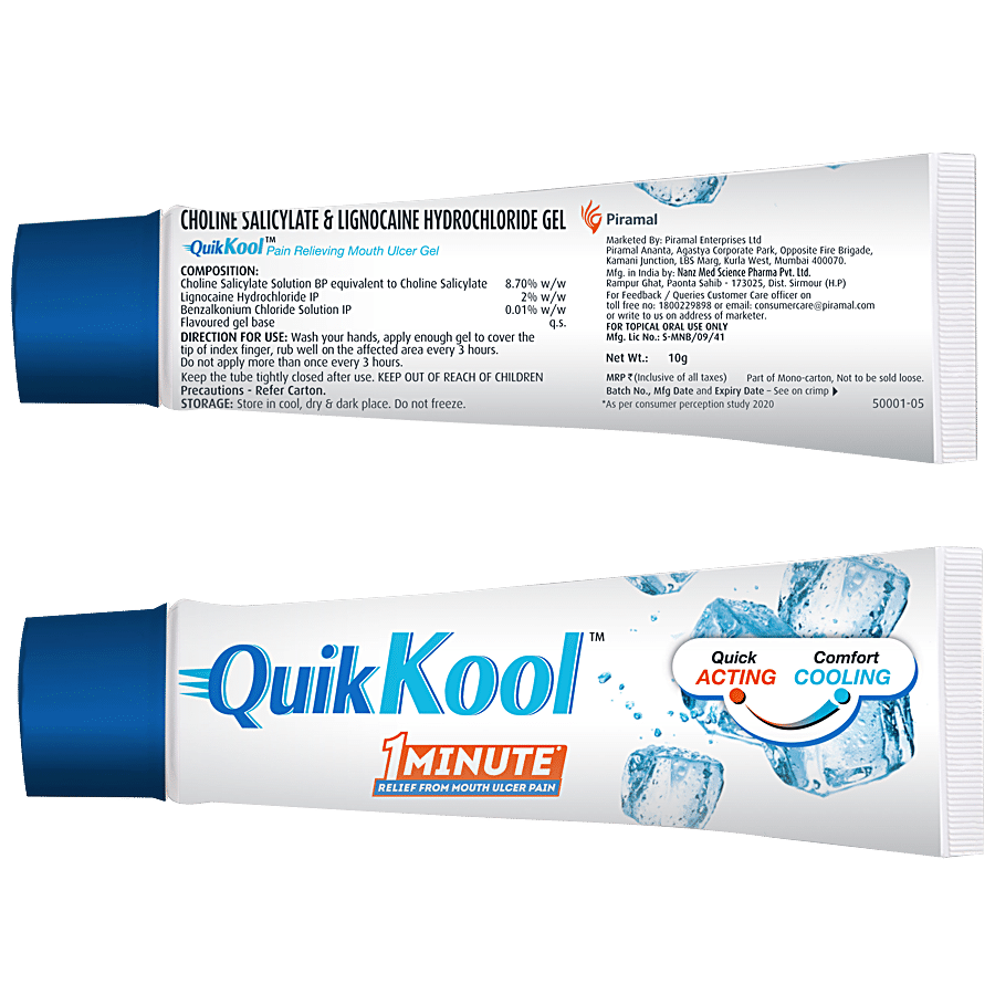 QuikKool Mouth Ulcer Gel - Pain Relieving