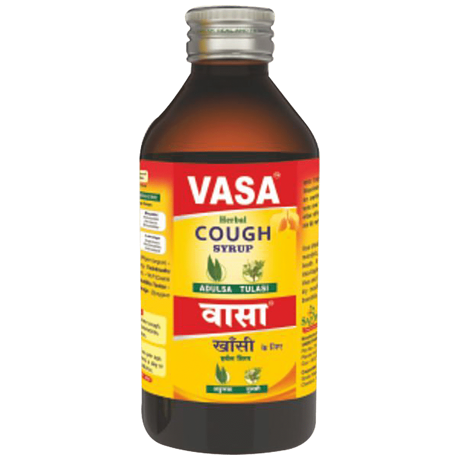 SANDU Vasa Herbal Cough Syrup - Adulsa Tulasi