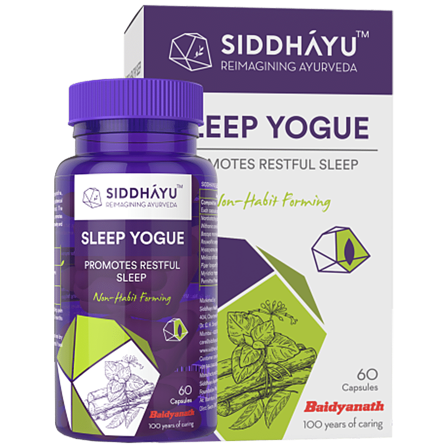 SIDDHAYU Sleep Yogue Capsules - Herbal