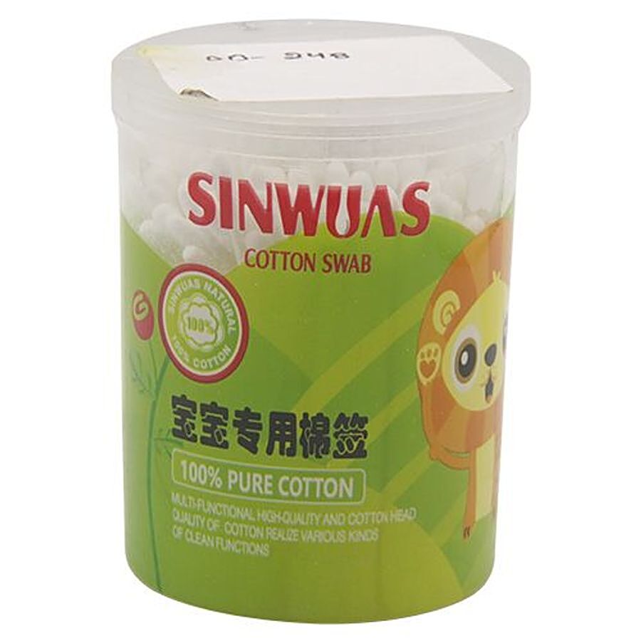 SINWUAS Cotton Ear Buds - Two Sided