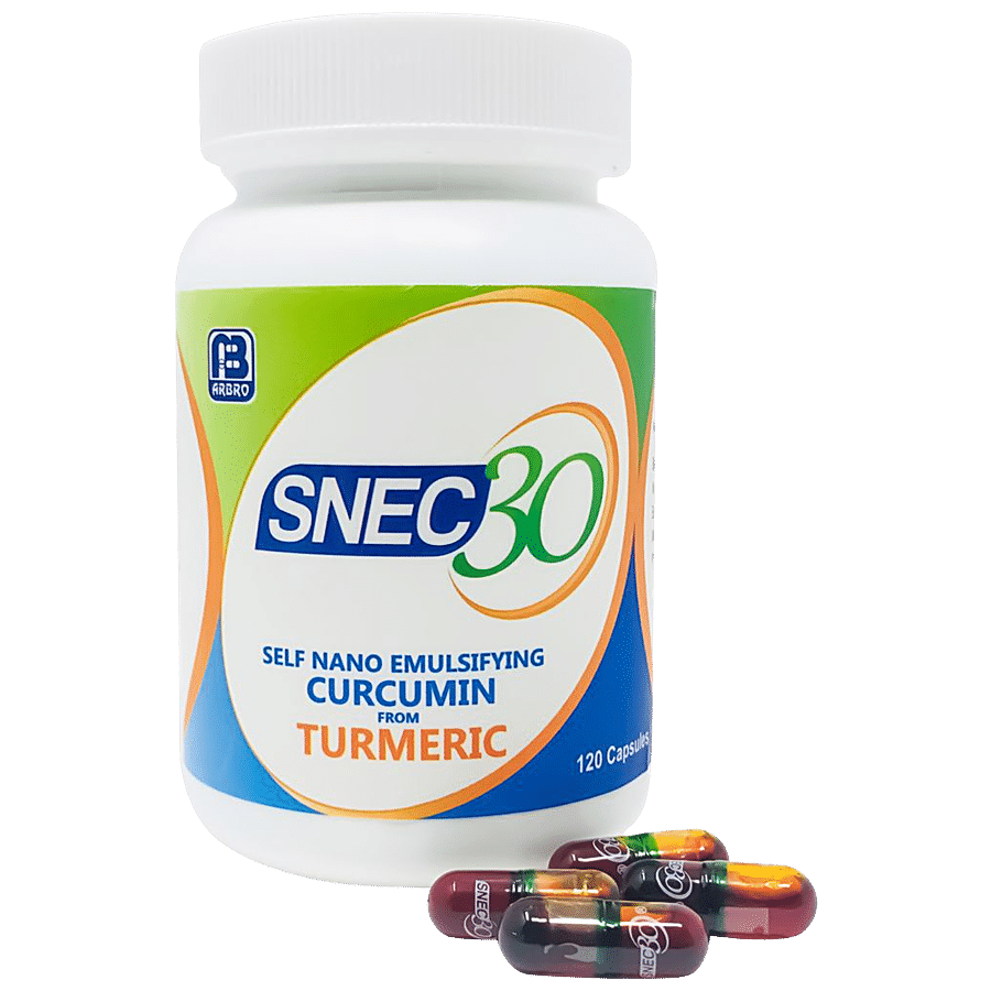 SNEC 30 Liquid Curcumin Capsules - 900mg