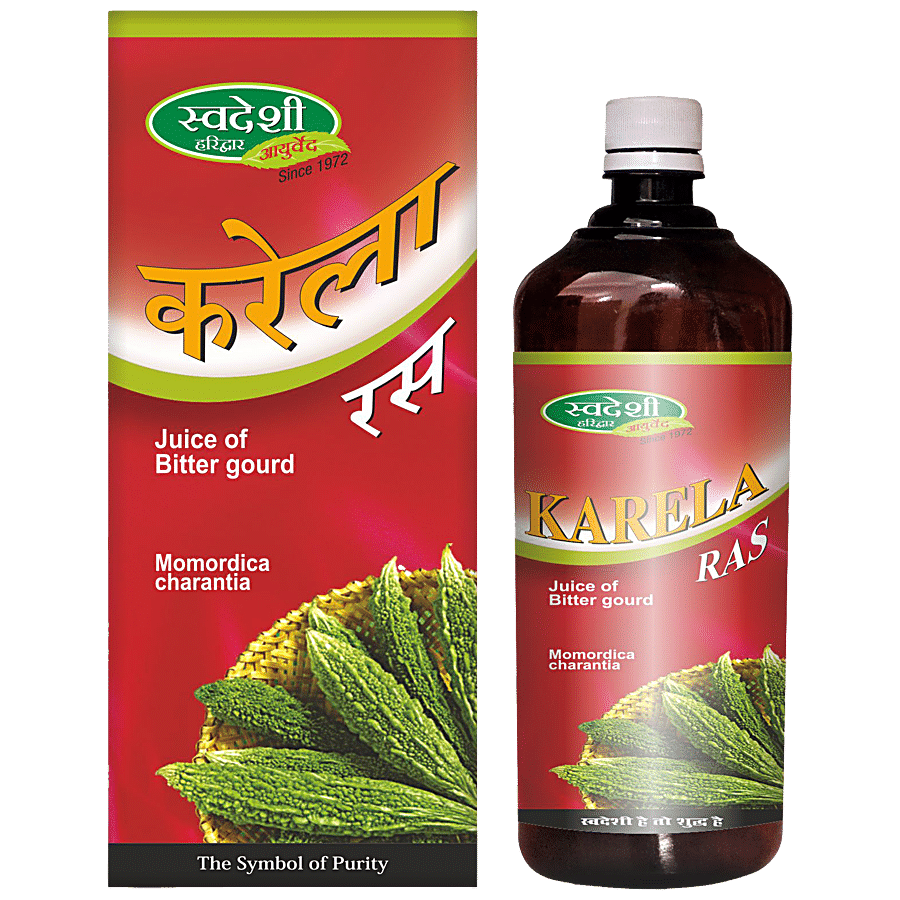 SWADESHI AYURVED Karela Ras - Reduces Ageing