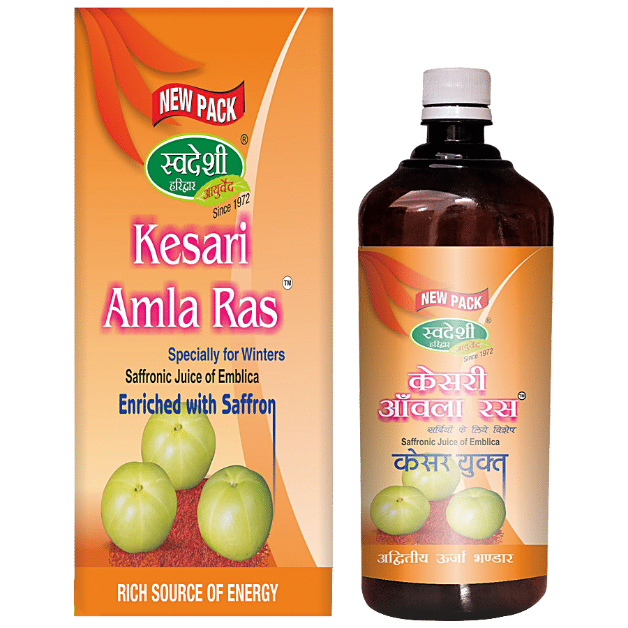 SWADESHI AYURVED Kesari Amla Ras - Controls Ageing & Keeps Young