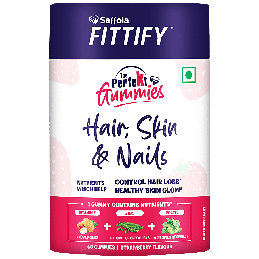 Saffola FITTIFY The Perfekt Gummies - For Hair