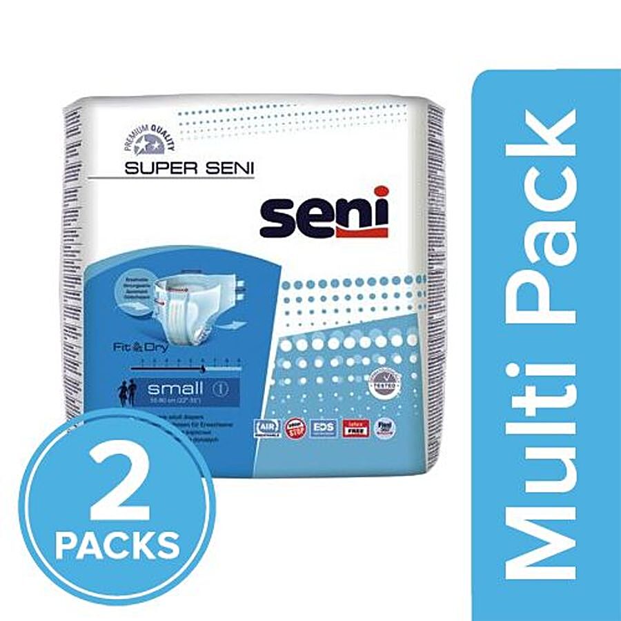 Seni 2 Super Seni Breathable Adult Diapers Small A'10